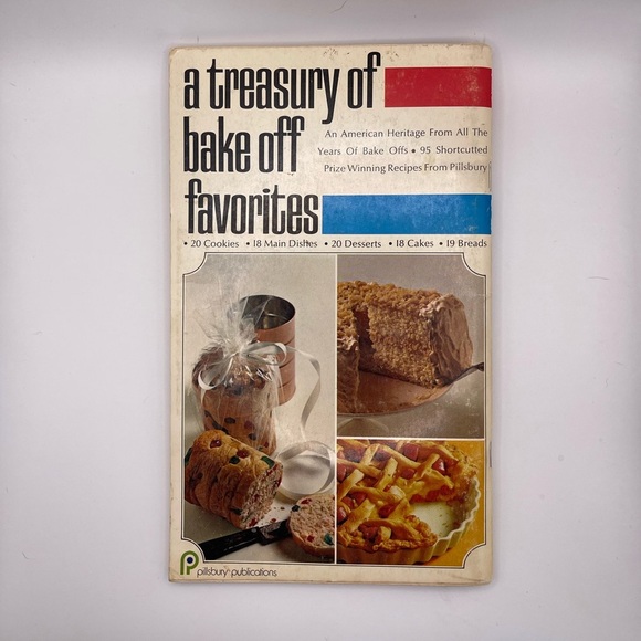 Pillsbury A Treasury Of Bake Off Favorites Vintage Cookbook Kitchen Paperwork - Picture 2 of 14